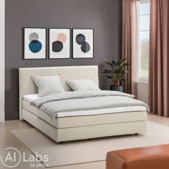 atelier pfister Boxspringbett Jenaz PG1, Storm 02 Hot