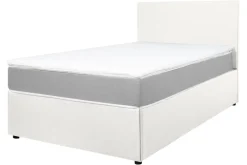 Welnova Boxspringbett Jupiter hellgrau, weiss Clearance