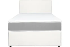 Welnova Boxspringbett Jupiter hellgrau, weiss Clearance