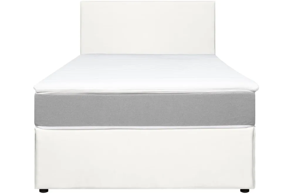 Welnova Boxspringbett Jupiter hellgrau, weiss Clearance