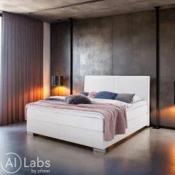 Novel Boxspringbett Lenno weiss Hot