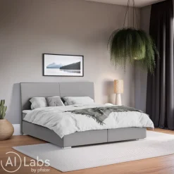 Novel Boxspringbett Lenno 11 grau New