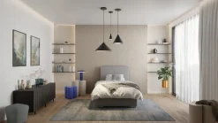 Novel Boxspringbett Lenno 11 grau Clearance