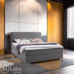 Novel Boxspringbett Lenno 11 grau Sale