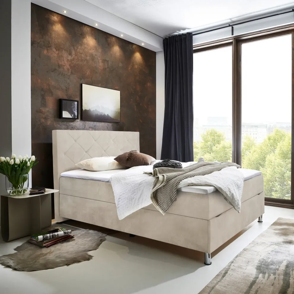 BYYU Boxspringbett Leo-231 22 beige Discount