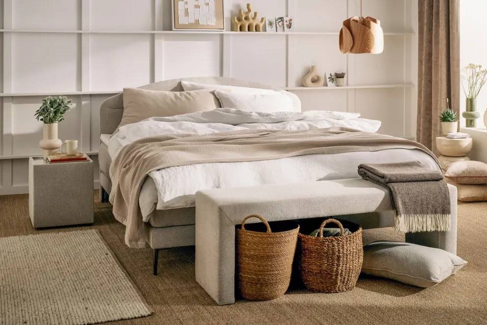 edy&liv Boxspringbett Lille-231 Sneak beige 05 Online