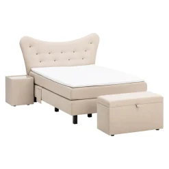 BYYU Boxspringbett LILLY-202 Natural 01 Online