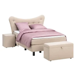 BYYU Boxspringbett LILLY-202 Natural 01 Online