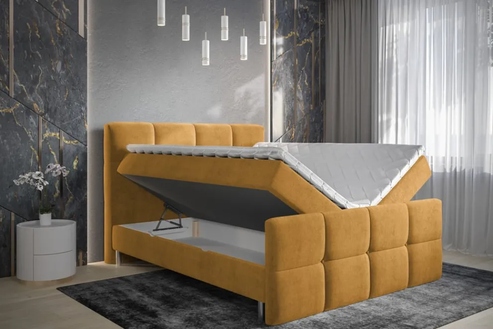 Livetastic Boxspringbett Magnum orange