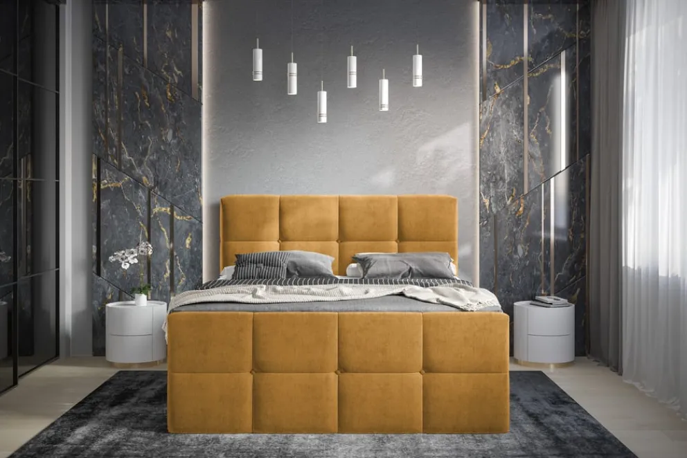 Livetastic Boxspringbett Magnum orange