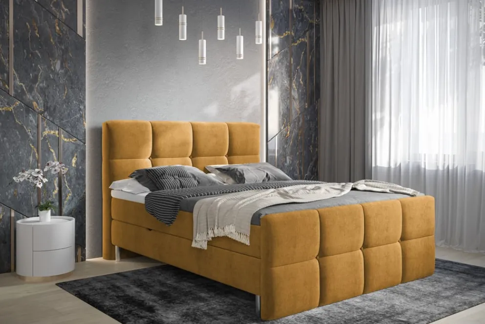 Livetastic Boxspringbett Magnum orange