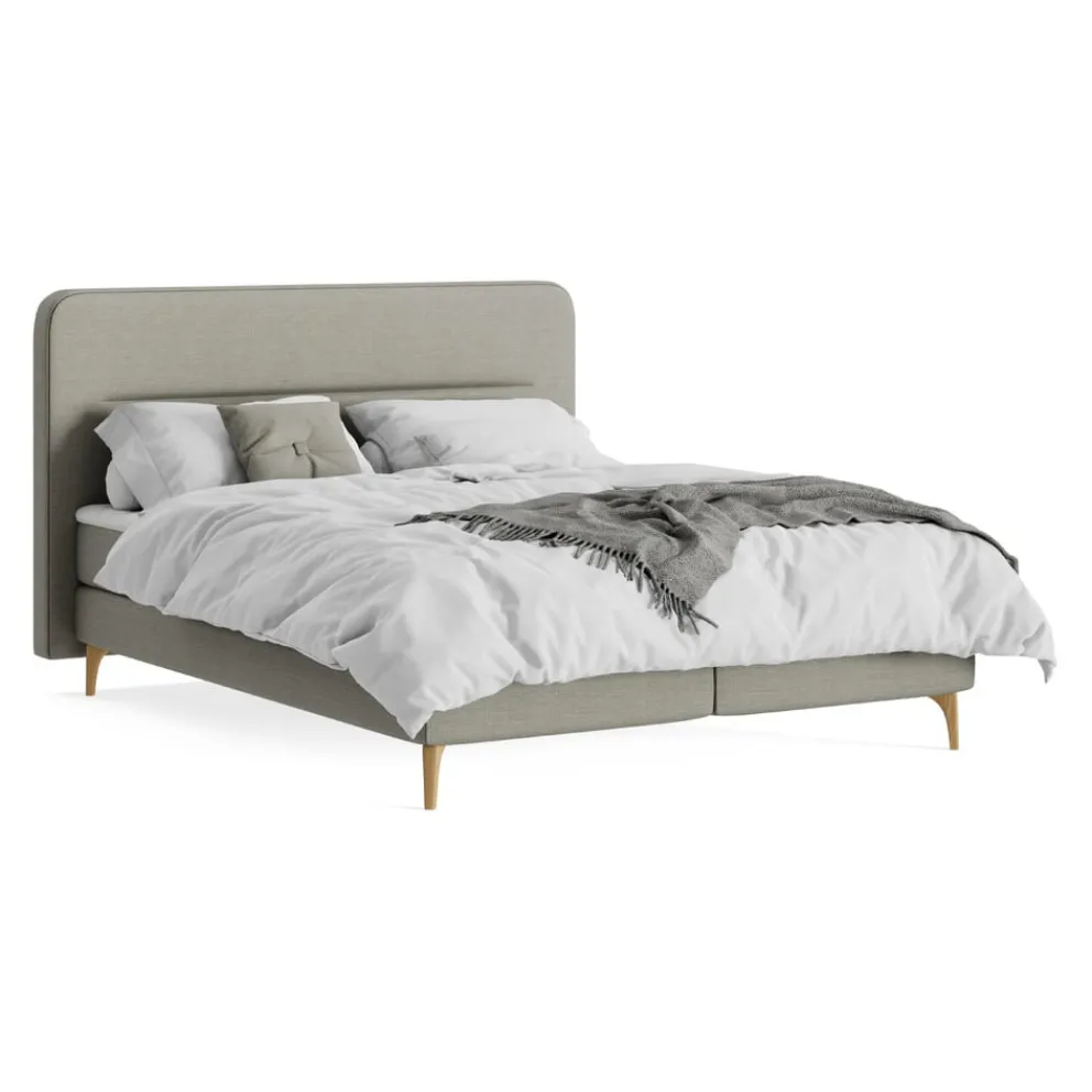 Novel Boxspringbett Massello 34 taupe Hot