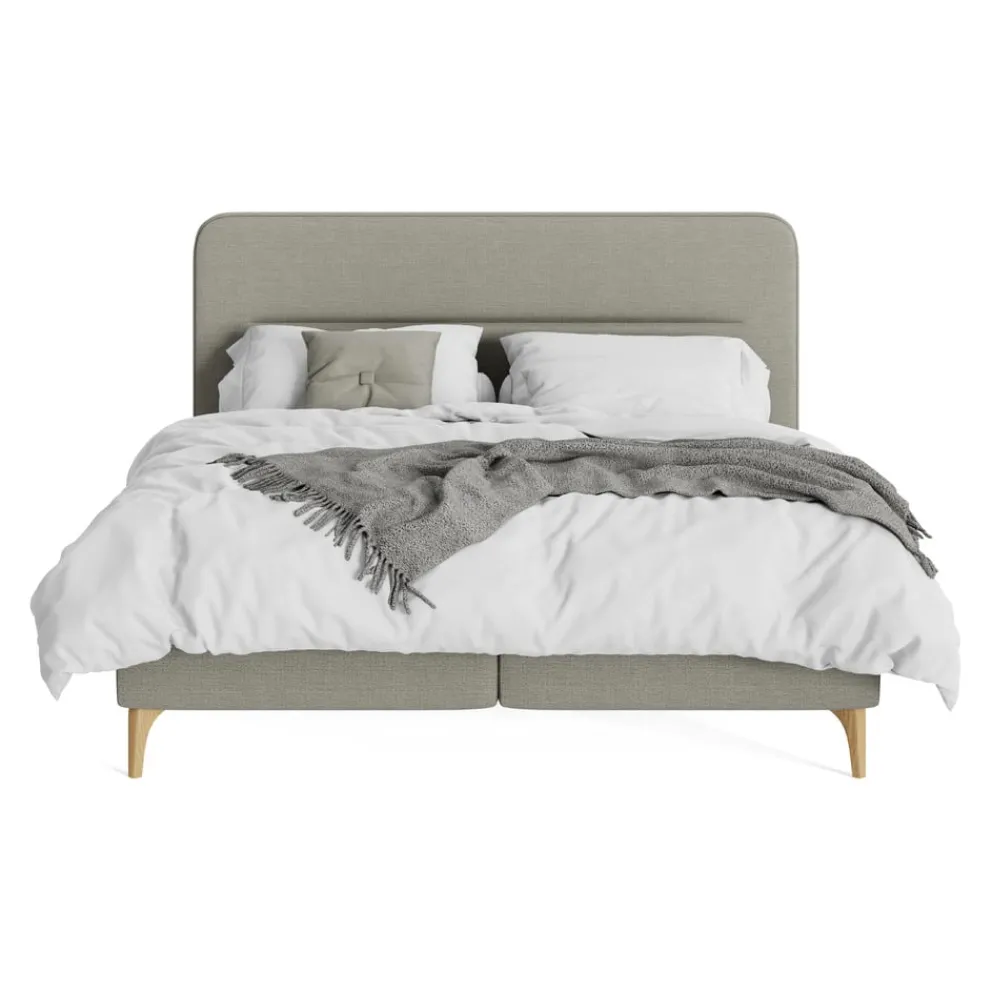 Novel Boxspringbett Massello 34 taupe Hot