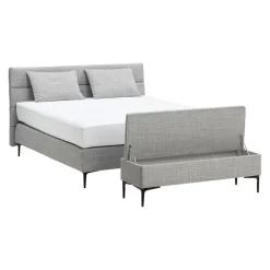 SJÖHOLM Boxspringbett Nylund Ashgrey 40 New