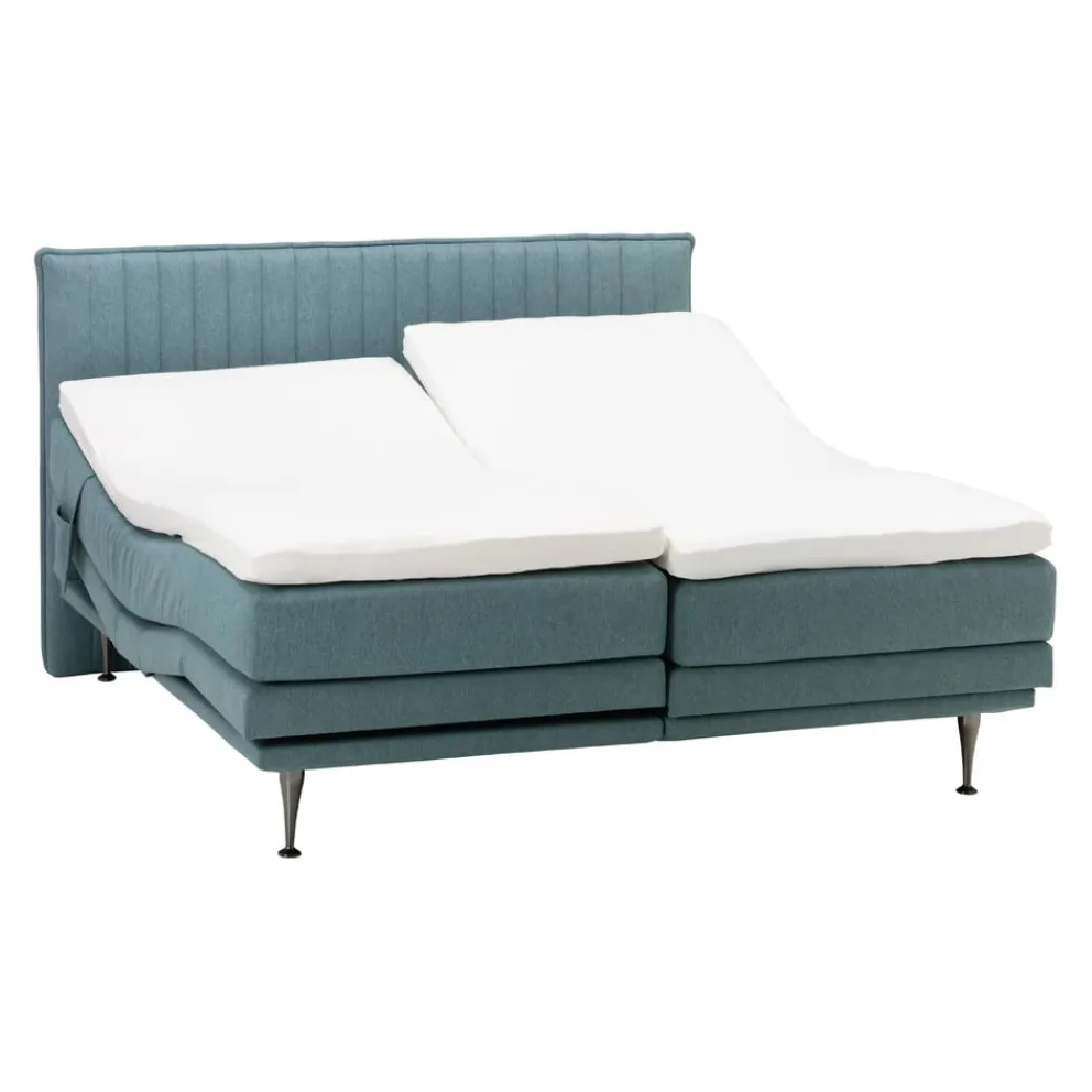 Johann Jakob Boxspringbett Odin blau New