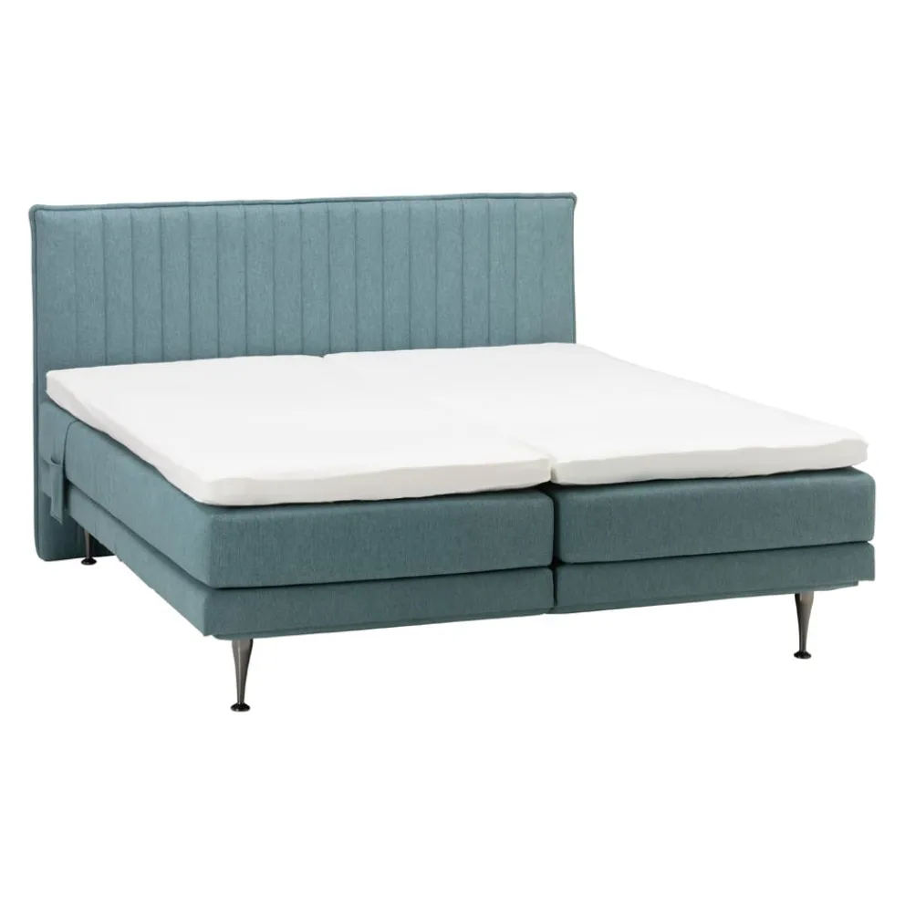 Johann Jakob Boxspringbett Odin blau Hot