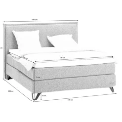 JENSEN Boxspringbett Prestige multicolor Hot