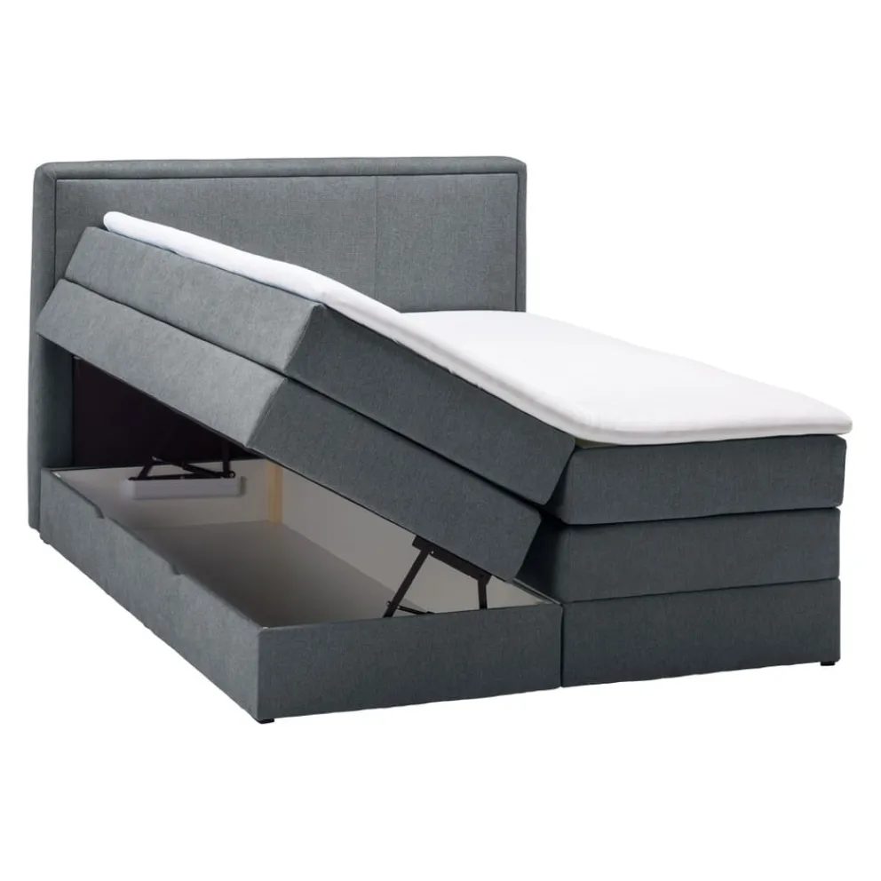 BYYU Boxspringbett Swing-202 dunkelgrau New