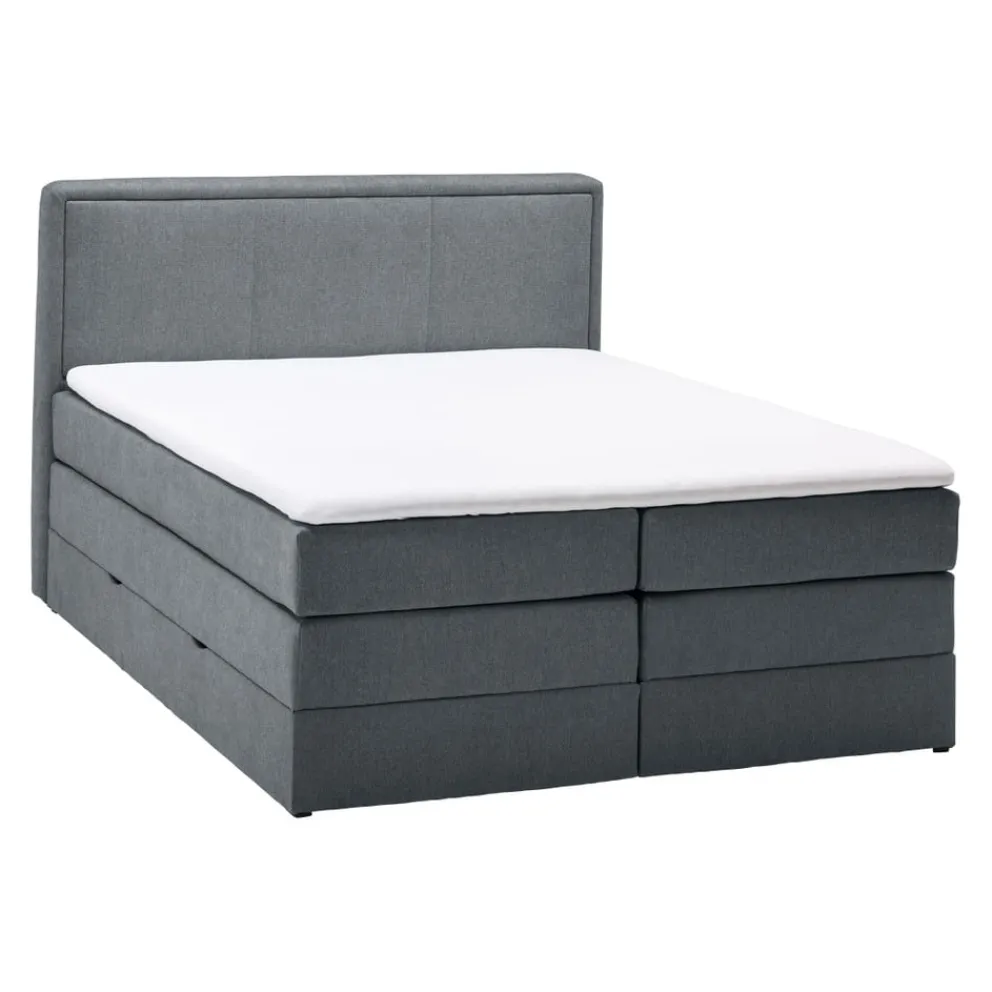 BYYU Boxspringbett Swing-202 dunkelgrau New