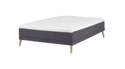 BYYU Boxspringbett Verona COCO 98 antracite Discount