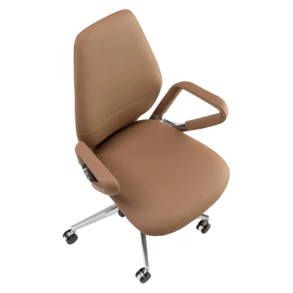 Edition Bürostuhl HERMES-105 Cognac Clearance