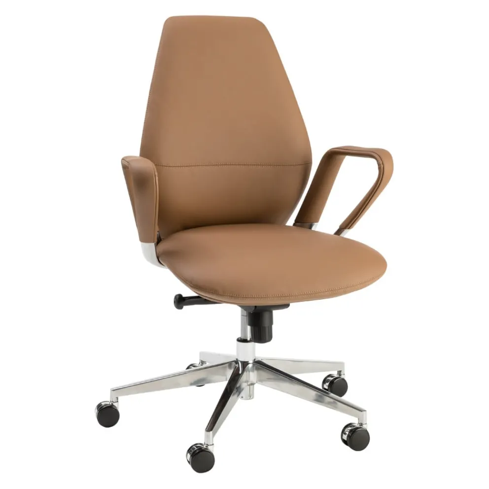 Edition Bürostuhl HERMES-105 Cognac Clearance