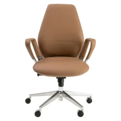 Edition Bürostuhl HERMES-105 Cognac Clearance