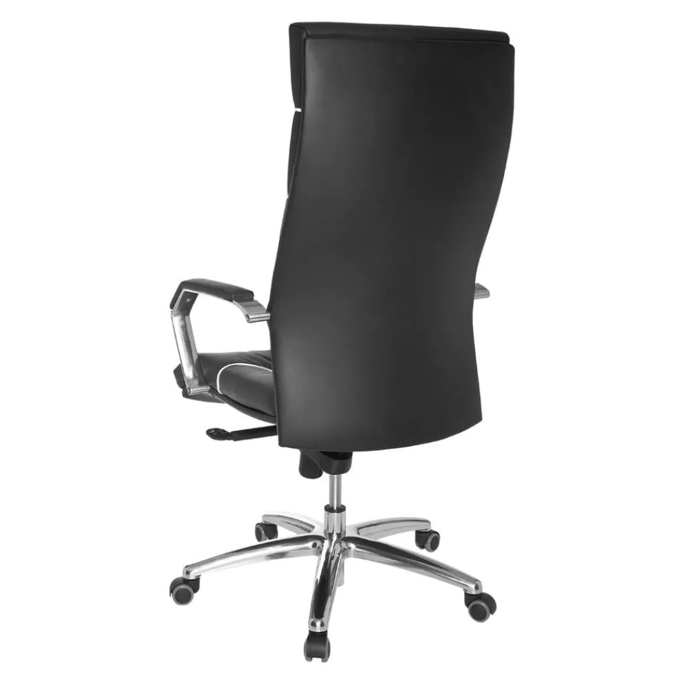 MID.YOU Bürostuhl Leder schwarz Best