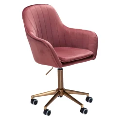 MID.YOU Bürostuhl Samt rosa Online
