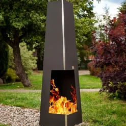 Nomlilo Cheminée Saratoga schwarz Hot