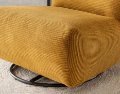 Livetastic Drehsessel Cremallo gold New
