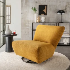 Livetastic Drehsessel Cremallo gold New