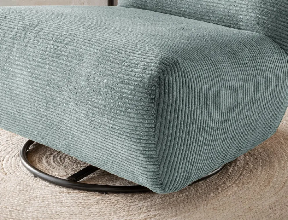 Livetastic Drehsessel Cremallo aqua Clearance