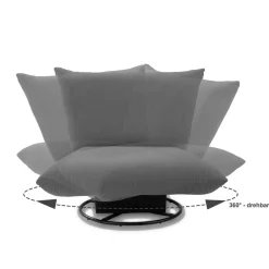 Livetastic Drehsessel Cremona grau Discount