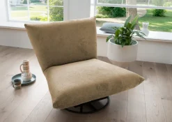Livetastic Drehsessel Cremona hellbraun Clearance