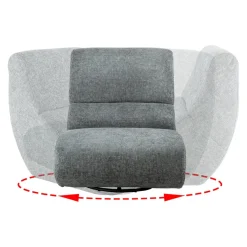 Livetastic Drehsessel Lucera ozeanblau Best