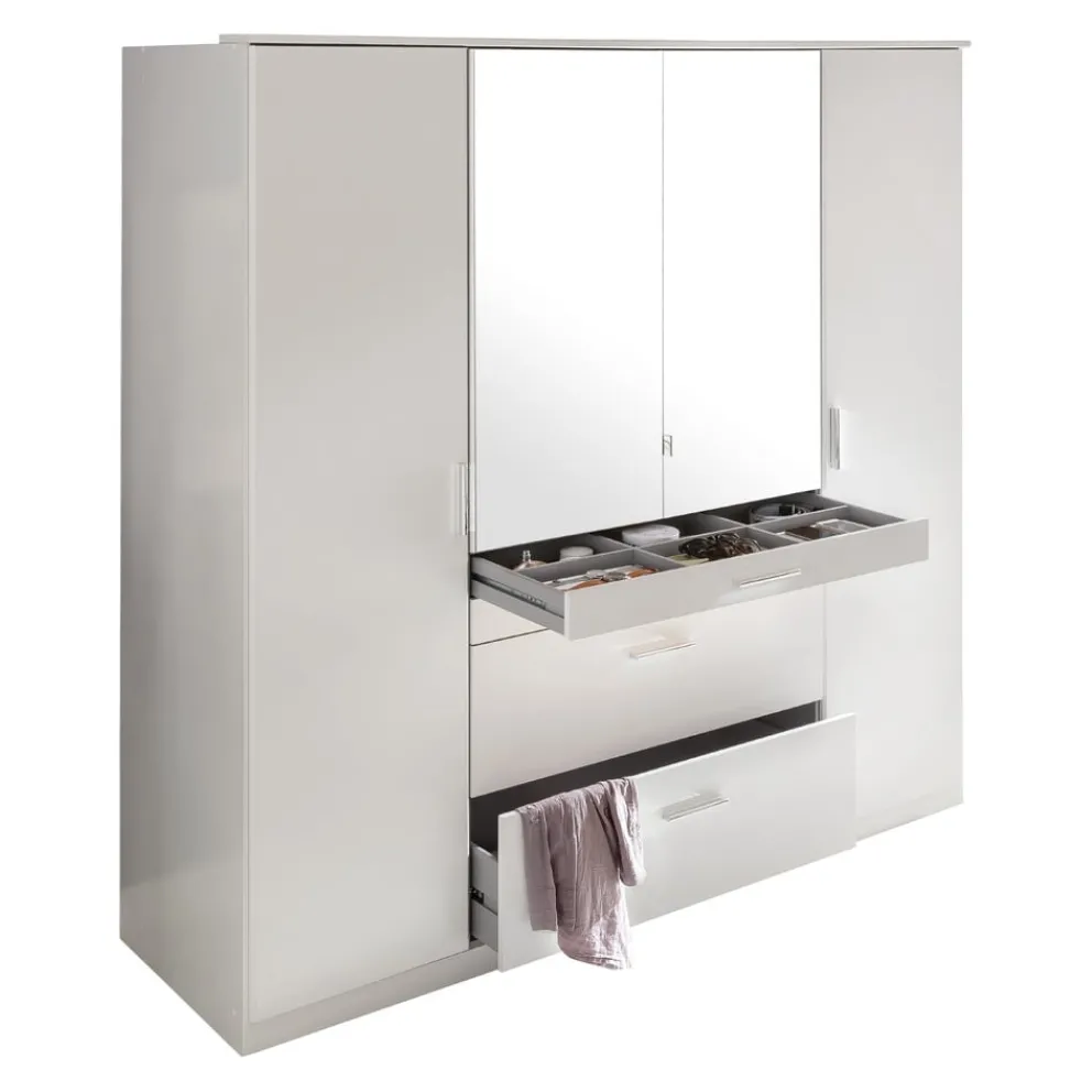 MID.YOU Drehtürenschrank aBeat weiss Hot