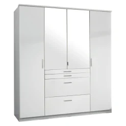 MID.YOU Drehtürenschrank aBeat weiss Hot