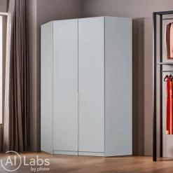 Xora Drehtürenschrank Alabama-201 grau Best