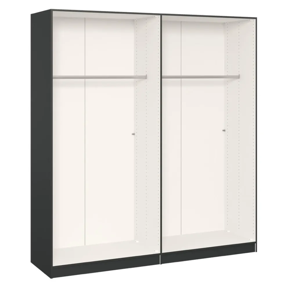 BYYU Drehtürenschrank Atlantis Eiche Clearance