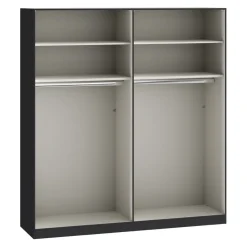 BYYU Drehtürenschrank Atlantis Graphit New