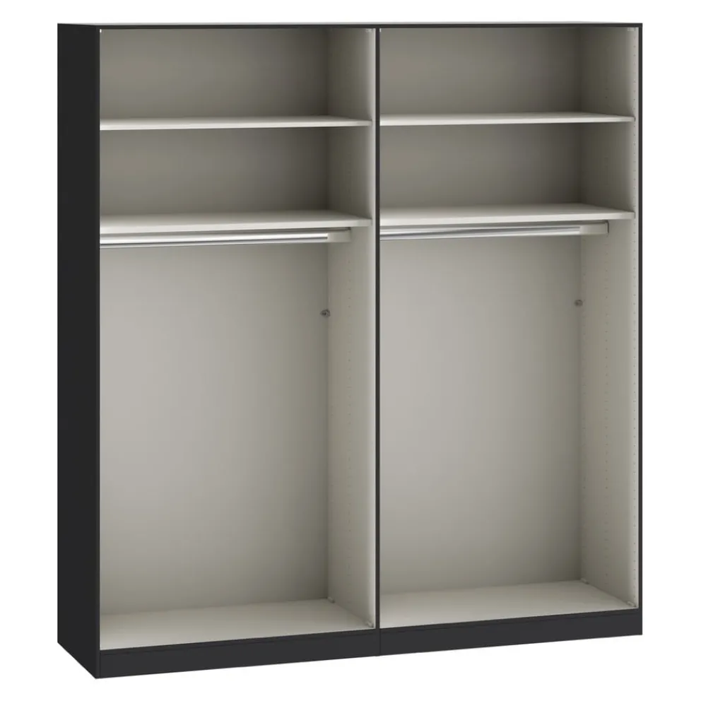BYYU Drehtürenschrank Atlantis Graphit New