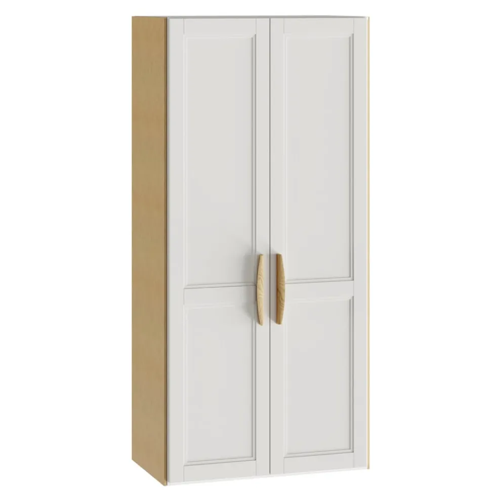 BYYU Drehtürenschrank Atlantis Weiss Landhausstil Outlet