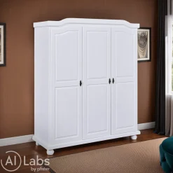 MID.YOU Drehtürenschrank Bastian weiss Outlet