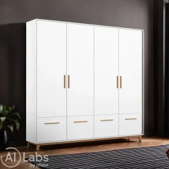 Xora Drehtürenschrank Carlsson weiss Online