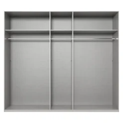 MID.YOU Drehtürenschrank Chalet-201 weiss Discount