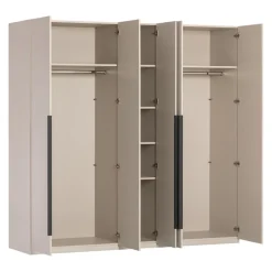 one Drehtürenschrank Dubler grauweiss Online