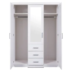 MID.YOU Drehtürenschrank Geraldo weiss