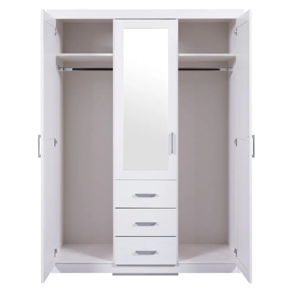 MID.YOU Drehtürenschrank Geraldo weiss