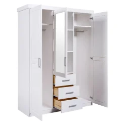 MID.YOU Drehtürenschrank Geraldo weiss